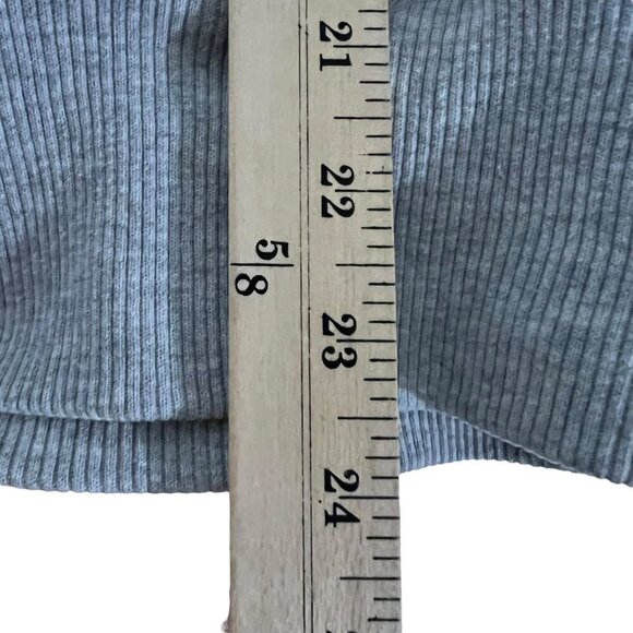 Aerie Grey Oversized Kangaroo Pocket‎ Turtleneck Sweatshirt Size XS - Picture 6 of 7